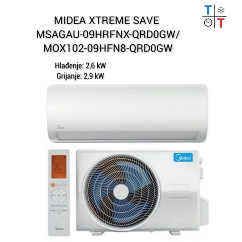 Midea Xtreme Save MSAGAU-09HRFNX-QRD0GW/MOX102-09HFN8-QRD0GW